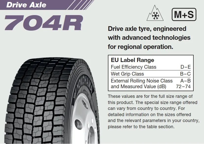 235/75 R 17.5 YOKOHAMA 704R 132 M