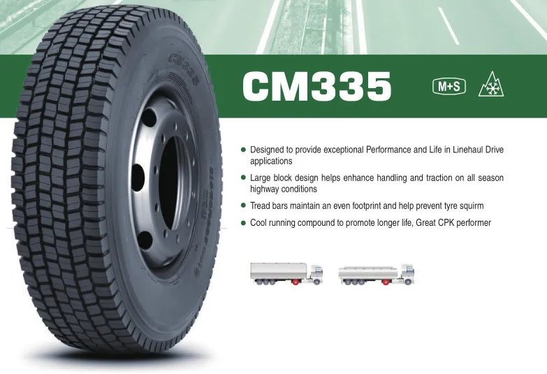 [SIG030562] 295/60 R 22.5 BISON CM335 150/147 K